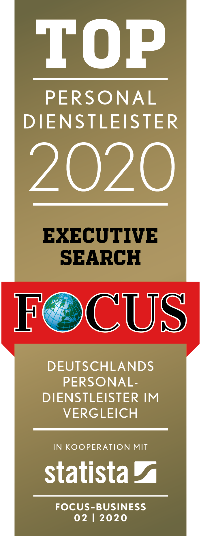 TOP Personaldienstleister ExecutiveSearch 2020